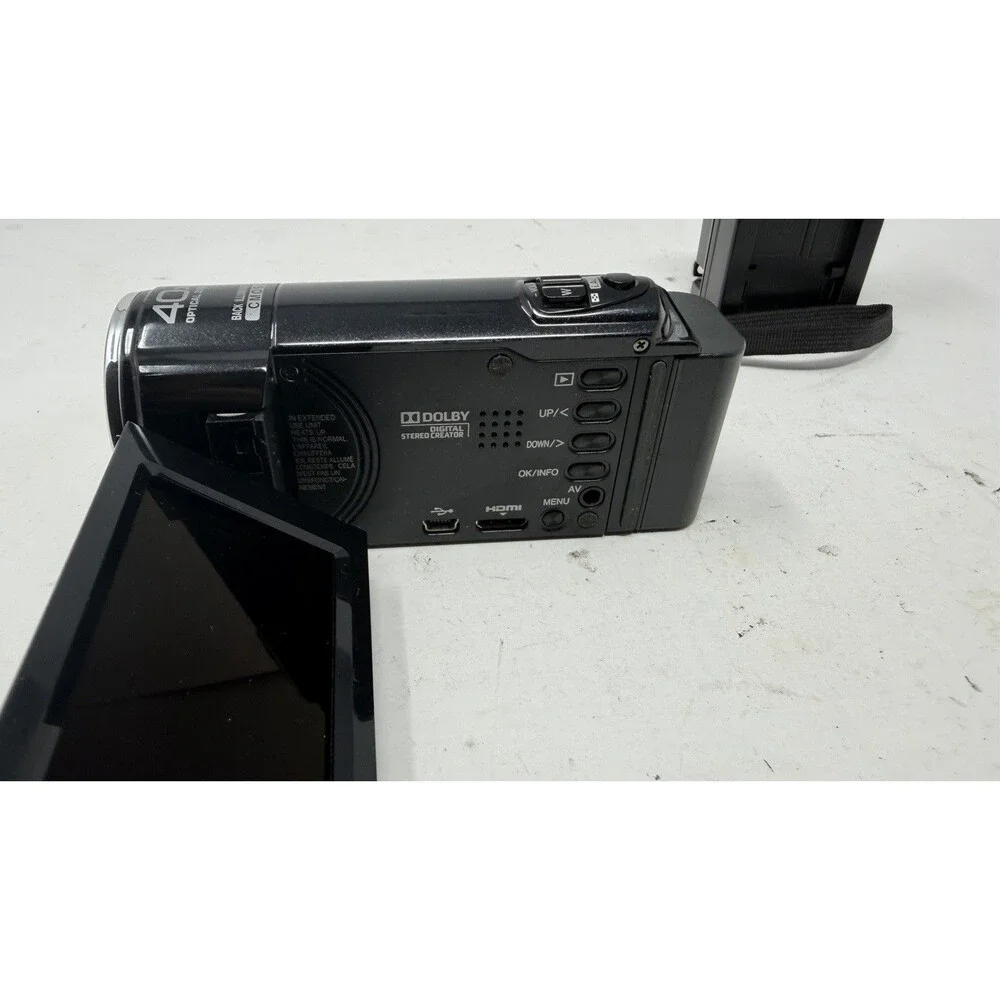 JVC Everio HD SD Camcorder GZ-HM40BU Battery + Charger - TESTED!